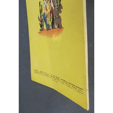Lucky Luke T.10 / Alerte aux Pieds-Bleus / Morris / B / 1 Album / Première édition belge / 1958