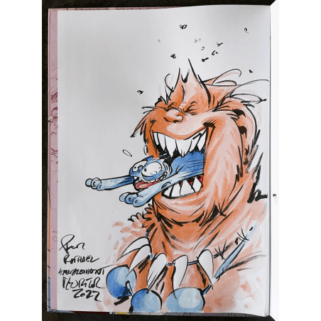 Trolls de Troy T.25 / On ne Badine pas avec les Mouches / Mourier / Dédicace couleur / C / 1 Album / EO / 2021