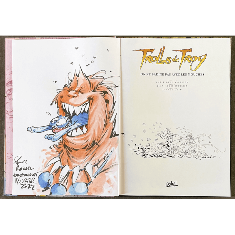 Troy Trolls T.25 / Wir tun nicht Badine mit Les Mouches / Mourier / Widmungsfarbe / C / 1 Album / EO / 2021 Troy Trolls T.25 / Wir tun nicht Badine mit Les Mouches / Mourier / Widmungsfarbe / C / 1 Album / EO / 2021