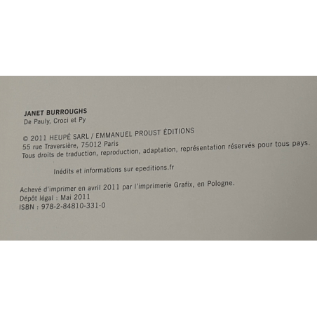 Janet Burroughs T.01 / Croci / Colour dedication / C / 1 Album / EO / 2011