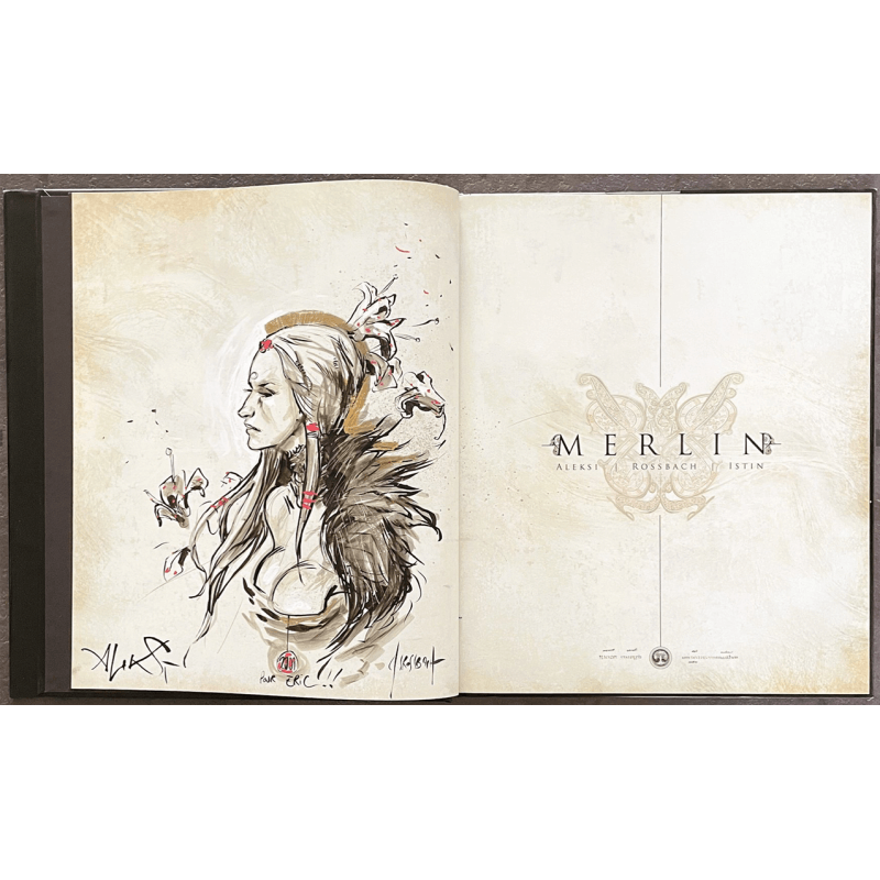 Rossbach / Merlin / Dédicace couleur - C + jaquette - 1 Album - EO - 2009 Rossbach / Merlin / Dédicace couleur - C + jaquette - 1 Album - EO - 2009