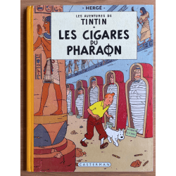  Tintin T.04 / Hergé / Les Cigares du Pharaon (B14) / C - 1 Album - Première édition française - 1955