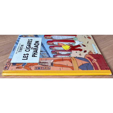  Tintin T.04 / Hergé / Les Cigares du Pharaon (B14) / C - 1 Album - Première édition française - 1955