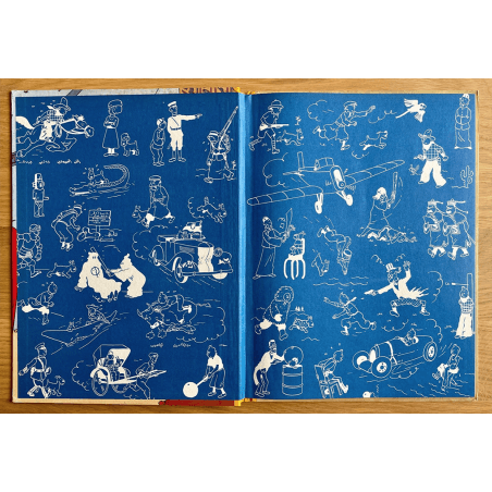  Tintin T.04 / Hergé / Les Cigares du Pharaon (B14) / C - 1 Album - Première édition française - 1955