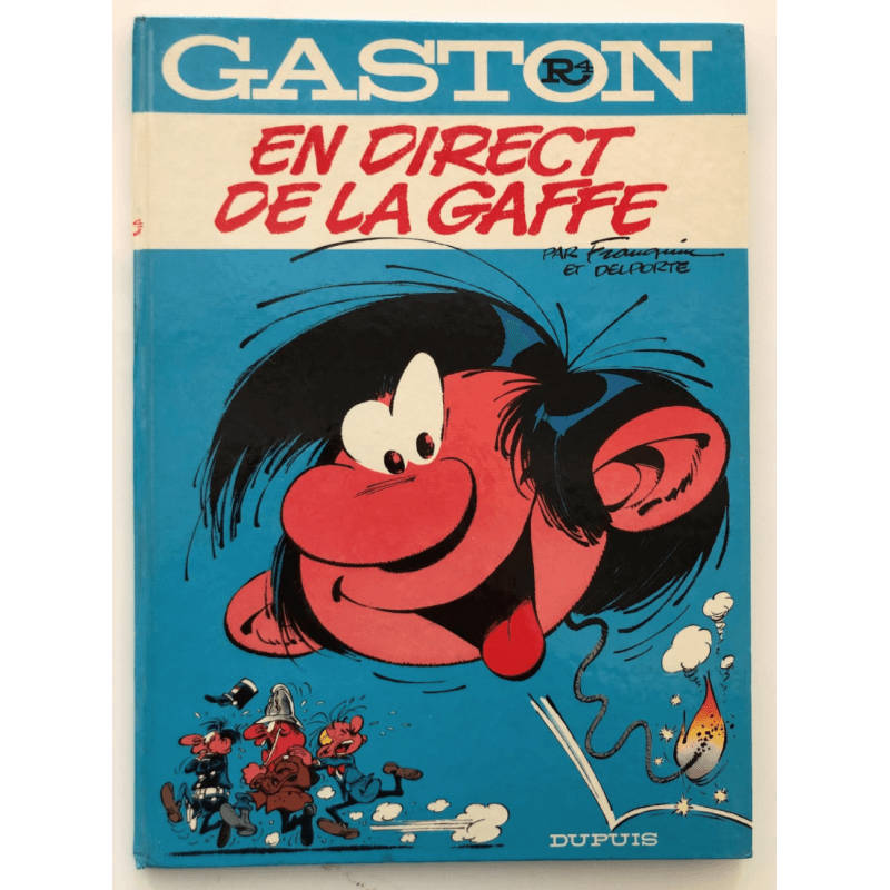 Gaston R4 / En direct de la gaffe / Franquin / C - 1 Album - EO - 1974 Gaston R4 / En direct de la gaffe / Franquin / C - 1 Album - EO - 1974