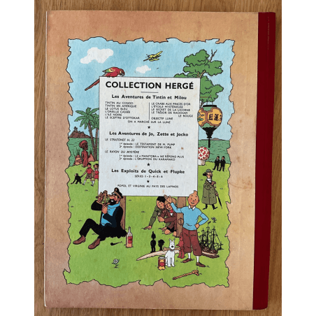 Tintin T17 - On a Marché sur la Lune (B11) - C - Très très bon état / proche du neuf - 1 Album - EO - 1954