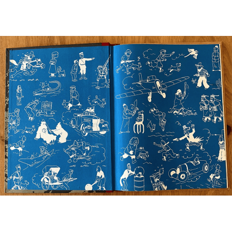 Tintin T17 - On a Marché sur la Lune (B11) - C - Très très bon état / proche du neuf - 1 Album - EO - 1954