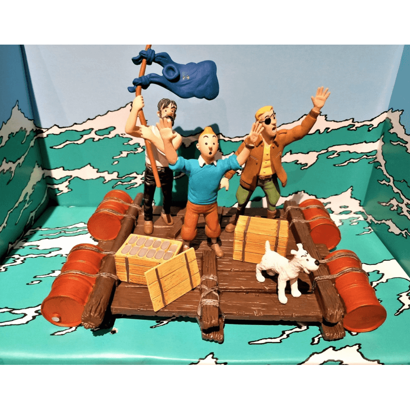 Tintin / Hergé / Diorama Moulinsart / Coke en Stock - (2005) / PVC Tintin / Hergé / Diorama Moulinsart / Coke en Stock - (2005) / PVC