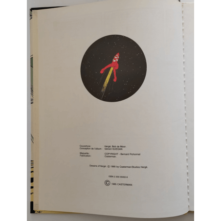 Tintin / Hergé / Ils ont marché sur la lune, de la fiction à la réalité - C - 1 Album - EO - 1985