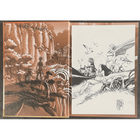  Les Naufragés d'Ythaq T.09 / L'Impossible Vérité / ex-libris /Dédicace couleur Floch / C / 1 Album / EO / 2011