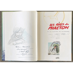 Les Ailes du Phaeton T.01 / Le Ventre de Kashoum / Dédicace couleur Fino / C / 1 Album / EO - 1997