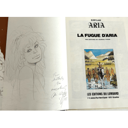  Aria T.01 /  La Fugue d'Aria / Dédicace Weyland / C / 1 Album / EO / 1982