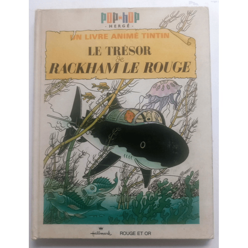  Tintin / Hergé / POP HOP / The TRESOR of RACKHAM THE RED / 1 Album / 1970
