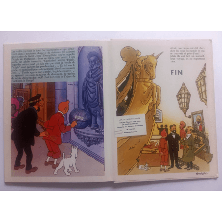  Tintin / Hergé / POP HOP / The TRESOR of RACKHAM THE RED / 1 Album / 1970