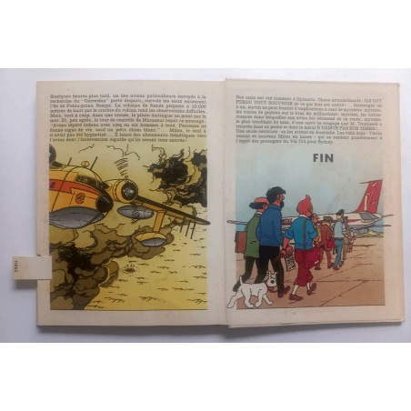 Tintin / Hergé / POP HOP / VOL 714 POUR SIDNEY / 1 Album / 1971