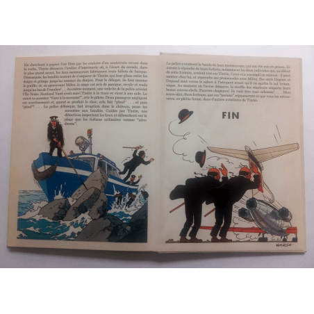 Tintin / Hergé /  POP HOP / L'ILE NOIRE / 1 Album - 1970