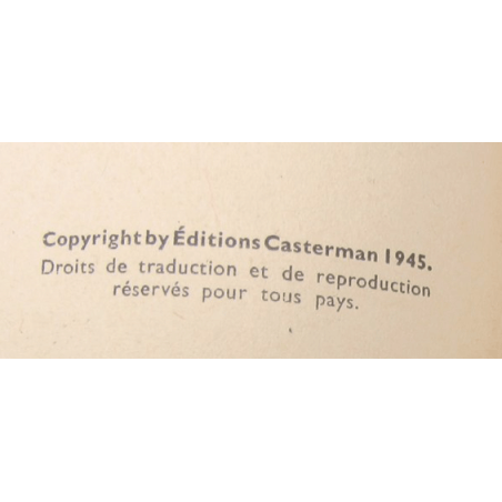 Tintin T.03 / Hergé / Tintin en Amérique (B1) / C / EO couleur / 1 Album - Première édition belge - 1945