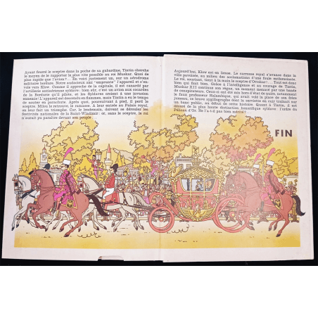  Tintin / Hergé / Le Sceptre d'Ottokar / Album POP-HOP / 1 Album / EO / 1971