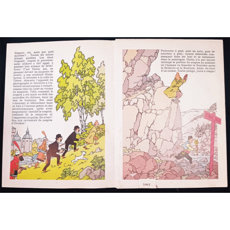  Tintin / Hergé / Le Sceptre d'Ottokar / Album POP-HOP / 1 Album / EO / 1971