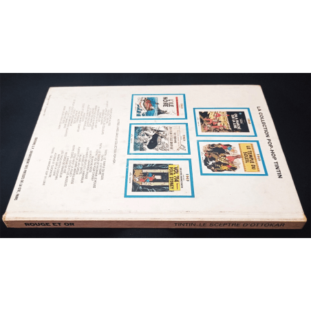  Tintin / Hergé / Le Sceptre d'Ottokar / Album POP-HOP / 1 Album / EO / 1971