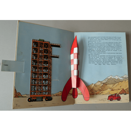 Tintin / Hergé / Pop-Hop / On a marché sur la lune / 1 Album / EO / 1969