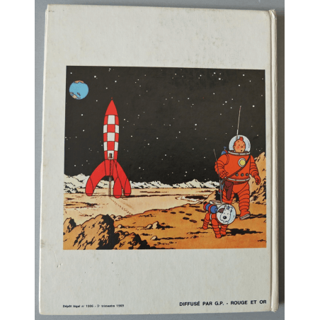Tintin / Hergé / Pop-Hop / On a marché sur la lune / 1 Album / EO / 1969