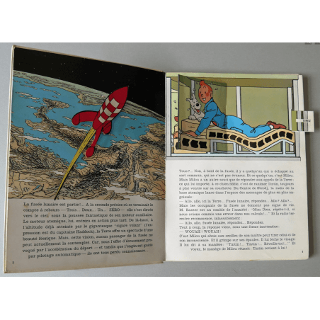Tintin / Hergé / Pop-Hop / On a marché sur la lune / 1 Album / EO / 1969