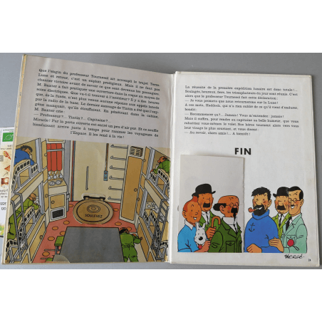 Tintin / Hergé / Pop-Hop / On a marché sur la lune / 1 Album / EO / 1969