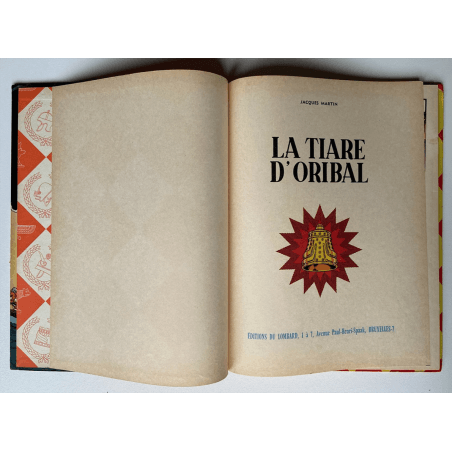  Alix T.04 / Martin / La Tiare d'Oribal / C / 1 Album / EO / 1958