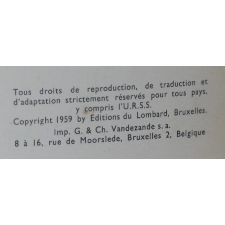  Michel Vaillant / T.01 "Le Grand Défi" / Jean Graton / Réédition 1959