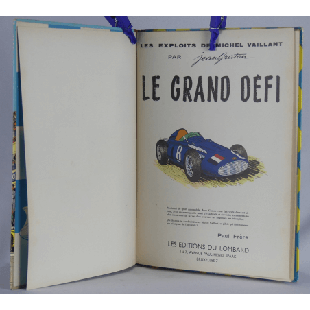  Michel Vaillant / T.01 "Le Grand Défi" / Jean Graton / Réédition 1959
