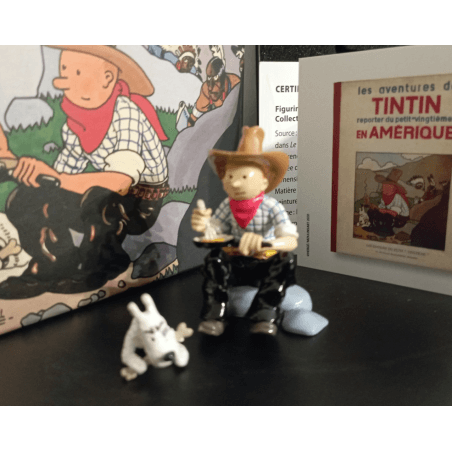 Tintin / Hergé / Figurine Moulinsart 46529 / Tintin en Amérique / (2021)