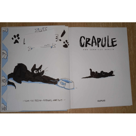 Collection de dédicaces / Clarke - Ptiluc - Jean-Luc Deglin / 5x C / 5 Albums / EO / 2012/2018