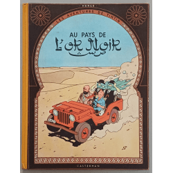  Tintin T.15 / Hergé / Au pays de l'or noir (B4) / C / 1 Album / 1950