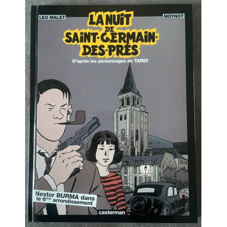 Nestor Burma T5 - La Nuit de Saint Germain des Prés + dédicace - C - 1 Album - First edition - 2005