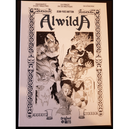  Awilda T.01 à T.03 / Dédicace couleur Mitton /  3x C + coffret - 3 Album - EO - 2017/2021