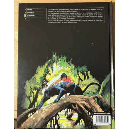 Le Dernier Livre de laJungle T.03 / Le Printemps / Dédicace couleur Reculé H. /  C  1 Album / EO / 2006