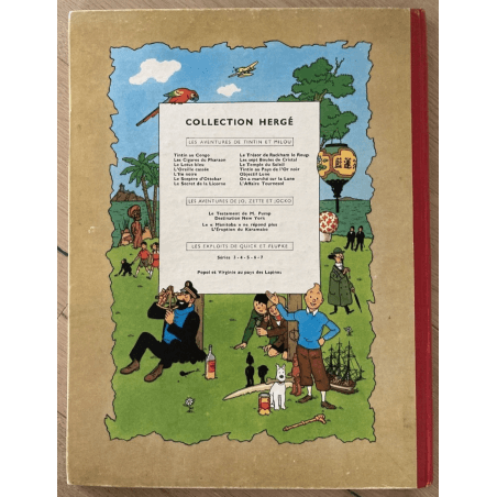 Kuifje T.18 / Hergé / De zaak Zonnebloem (B20) / C / EO / (1956)