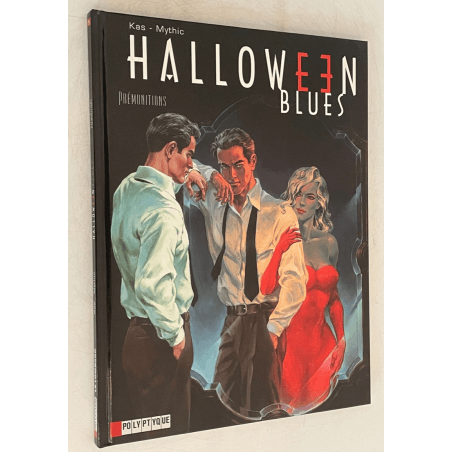  Halloween blues T.01 / Prémonitions / Dédicace couleur Kas /  C  / 1 Album / EO / 2003