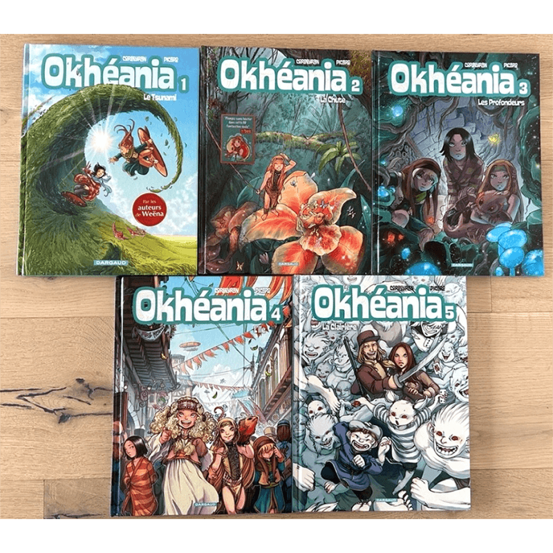 Okhéania T.01 à T.05 / Série complète / 5x C / EO / (2008/2012)