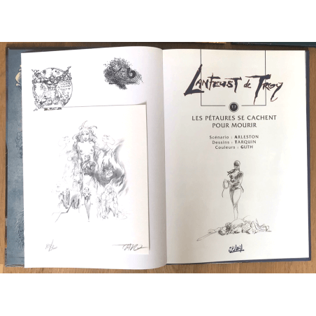 Lanfeust de Troy T.01 à T.08 / Tarquin / Poster + 2x ex-libris - 9x C - EO/TL - (1994/2000)