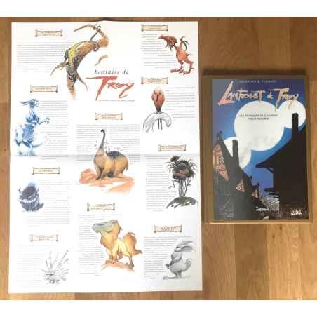 Lanfeust de Troy T.01 à T.08 / Tarquin / Poster + 2x ex-libris - 9x C - EO/TL - (1994/2000)