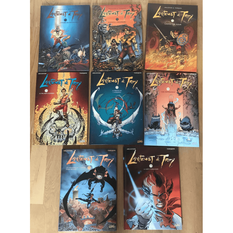 Lanfeust de Troy T.01 à T.08 / Tarquin / Poster + 2x ex-libris - 9x C - EO/TL - (1994/2000)