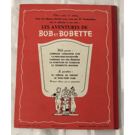 Bob et Bobette T.13 / Le Castel de Cognedur / Vandersteen / C / EO Française - (1955)