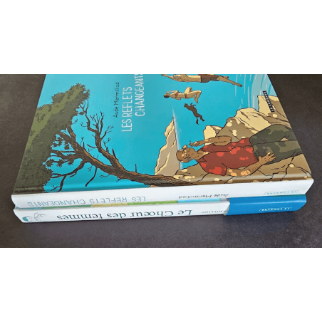 Aude Mermilliod - Le Chœur des femmes + Reflets changeants + dessin original - 2x C - Réédition - (2017/2021)