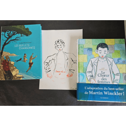 Aude Mermilliod - Le Chœur des femmes + Reflets changeants + dessin original - 2x C - Réédition - (2017/2021)