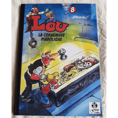 Lou T.08 / La Cornemuse diabolique + ex-libris + dédicace - C - TL - (2011)
