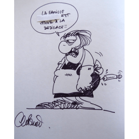 Les Bidochon T.01 à T.07 / Binet /  5x dédicaces - 7x C - EO/Ré - (1984/1999)