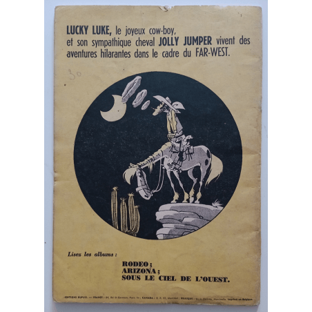 Lucky Luke T.01 / La Mine D'Or de Dick Digger / Morris / B / 2ème édition / (1954)