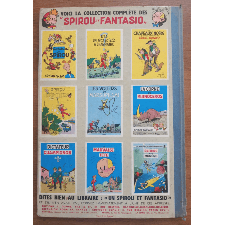 Spirou et Fantasio T.10 - Les Pirates du Silence / Franquin / C / 1 Album / EO / 1958